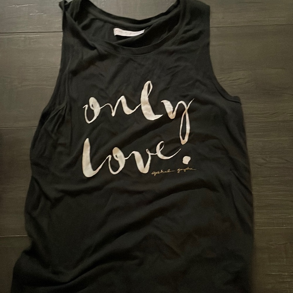 Black spiritually gangster tank top
